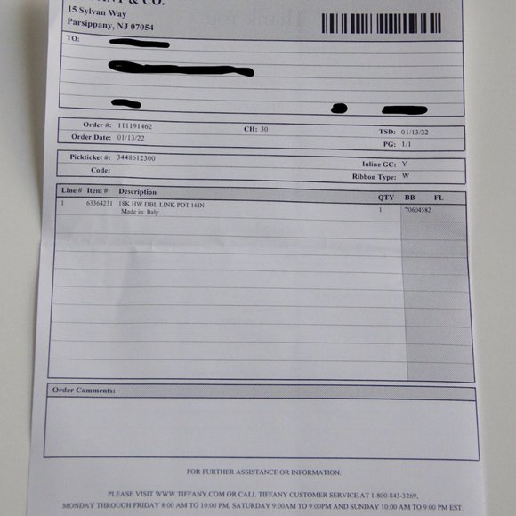 Tiffany 18k Gold Double Link Pendant Necklace - Picture 6 of 6